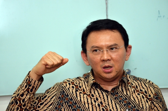 Basuki Tjahaja Purnama berkunjung ke Redaksi merdeka.com