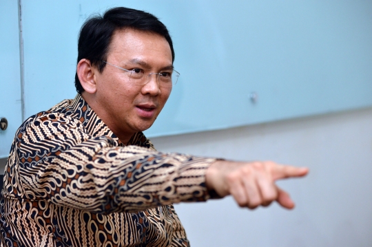 Basuki Tjahaja Purnama berkunjung ke Redaksi merdeka.com