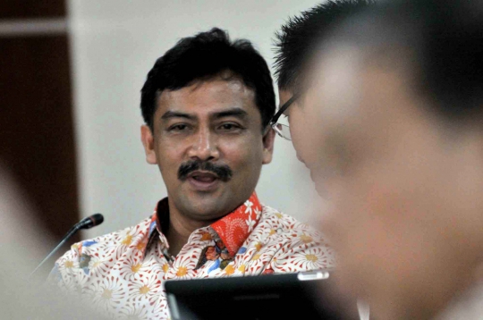 Sidang Andi Mallarangeng mendengarkan saksi ahli kasus Hambalang