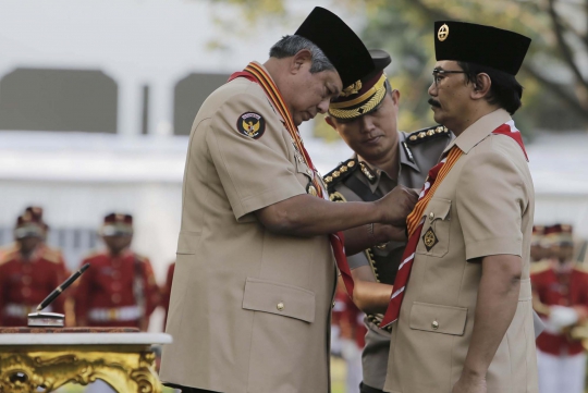 Pelantikan Adhyaksa Dault jadi Ketua Kwarnas Pramuka