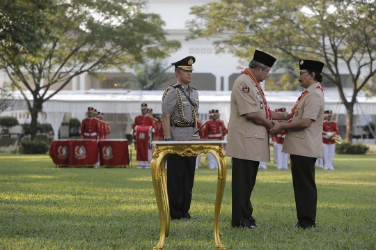 Pelantikan Adhyaksa Dault jadi Ketua Kwarnas Pramuka