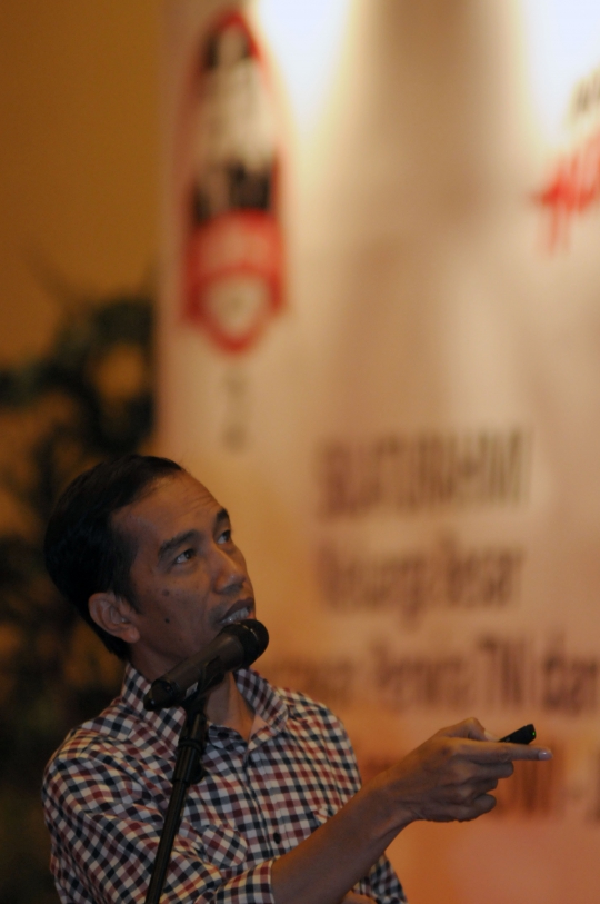 Capres Jokowi hadiri acara silaturahmi purnawirawan TNI/Polri