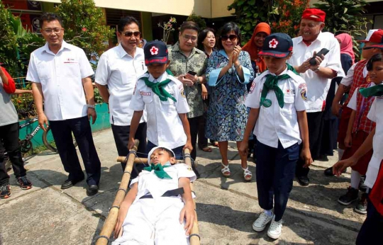 Aksi palang merah remaja di program Sekolah Sehat Indonesia