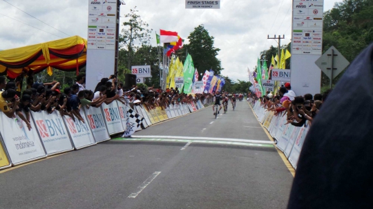 Pebalap Spanyol berhasil juarai Etape 5 Tour de Singkarak