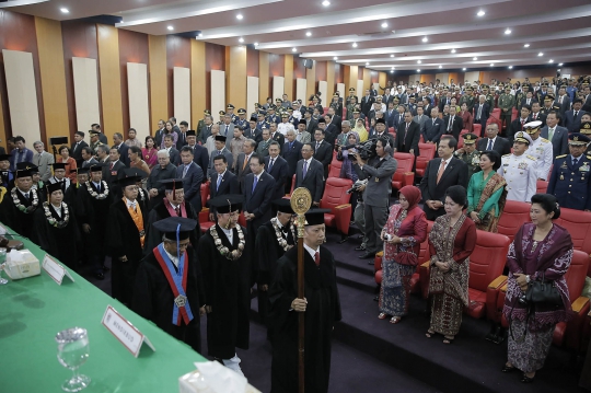 Pengukuhan SBY sebagai Guru Besar Ilmu Ketahanan Nasional