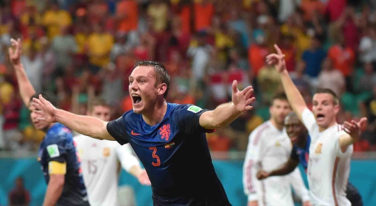 Tragis, juara bertahan Spanyol menyerah 5-1 di tangan Belanda