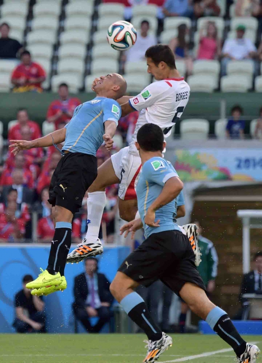 Tiga gol Kosta Rika sukses bungkam Uruguay