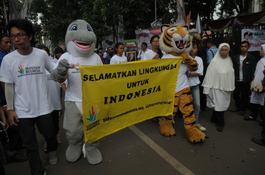 Aktivis Greenpeace desak Prabowo komitmen selamatkan lingkungan