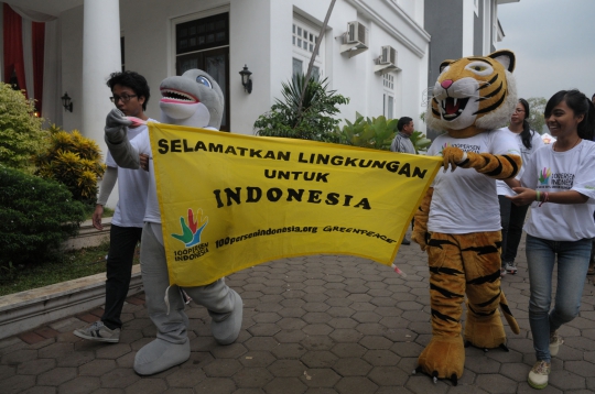 Aktivis Greenpeace desak Prabowo komitmen selamatkan lingkungan