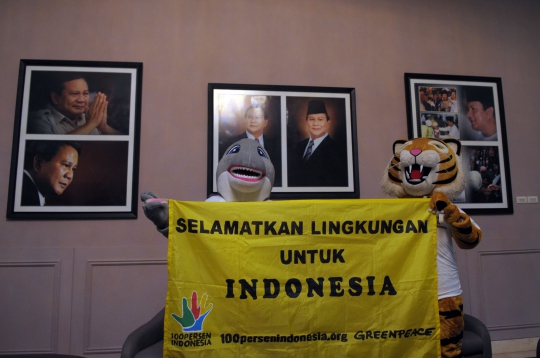 Aktivis Greenpeace desak Prabowo komitmen selamatkan lingkungan