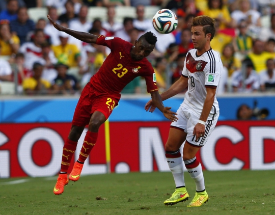 Lawan Ghana, Jerman main dengan skor imbang 2-2