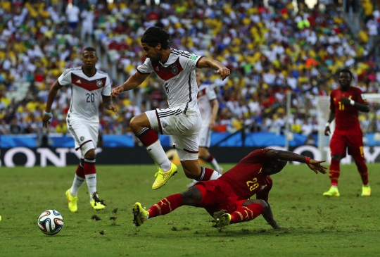 Lawan Ghana, Jerman main dengan skor imbang 2-2