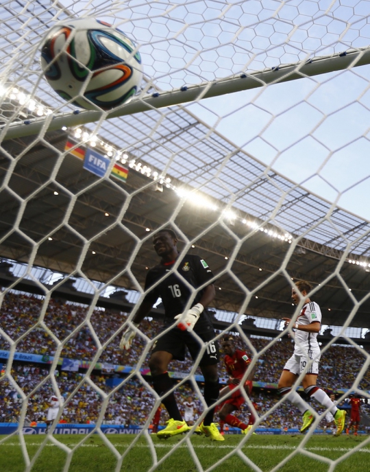 Lawan Ghana, Jerman main dengan skor imbang 2-2