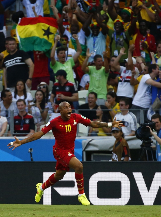 Lawan Ghana, Jerman main dengan skor imbang 2-2