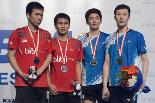 Ahsan/Hendra gagal rebut medali emas BCA Indonesia Open 2014