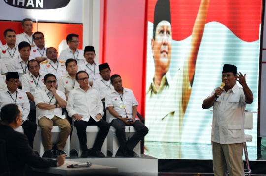 Debat Capres ke-3, Prabowo dan Jokowi bicara ketahanan nasional