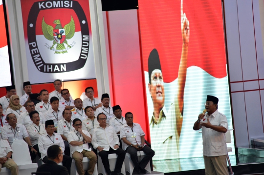 Debat Capres ke-3, Prabowo dan Jokowi bicara ketahanan nasional