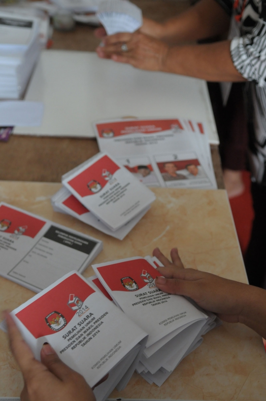 Melihat penyortiran surat suara Pilpres 2014