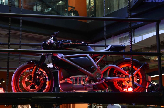 Tampang sangar motor listrik Harley Davidson Livewire