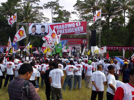 Antusiasme warga Boyolali sambut kedatangan Prabowo