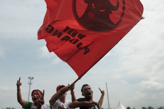 Antusias warga sambut kampanye Jokowi di Bandung