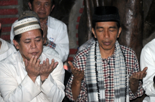 Kunjungi ponpes Jawiyah Samarangan, Jokowi didoakan para kiai