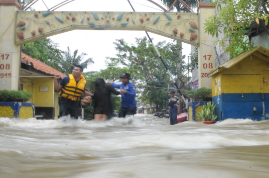Musibah banjir kembali melanda Ciledug Indah