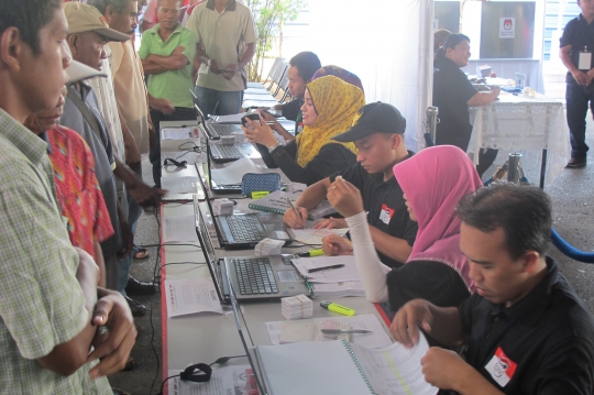 Memantau pemungutan suara pilpres di Tawau
