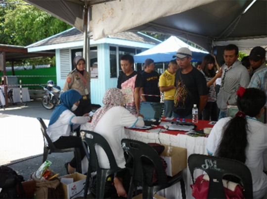 Persiapan dan pelaksanaan pilpres di Kinabalu