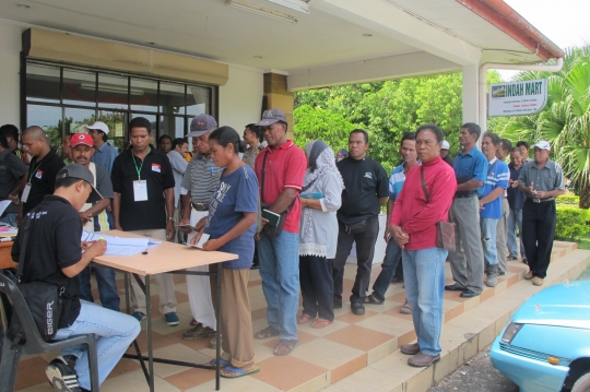 Sukseskan pilpres 2014, Satgas PPLN gelar TPS keliling di Tawau