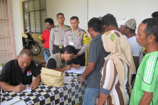 Sukseskan pilpres 2014, Satgas PPLN gelar TPS keliling di Tawau