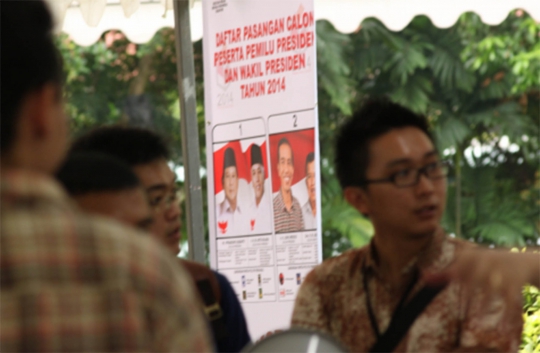 Antusias WNI di Singapura ikuti pencoblosan pilpres 2014