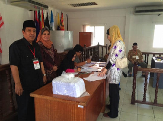 Memantau WNI tahanan di Malaysia ikuti pencoblosan pilpres 2014