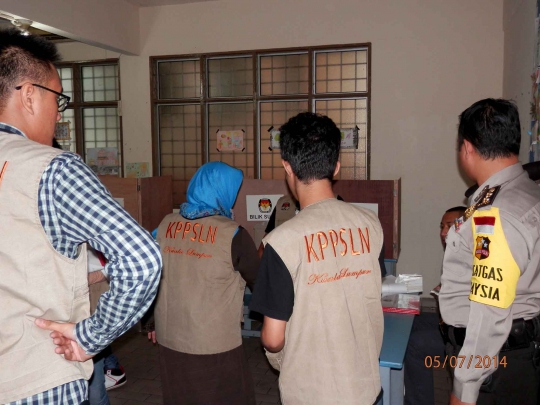 Mengintip suasana pencoblosan Pilpres di KBRI Kuala Lumpur