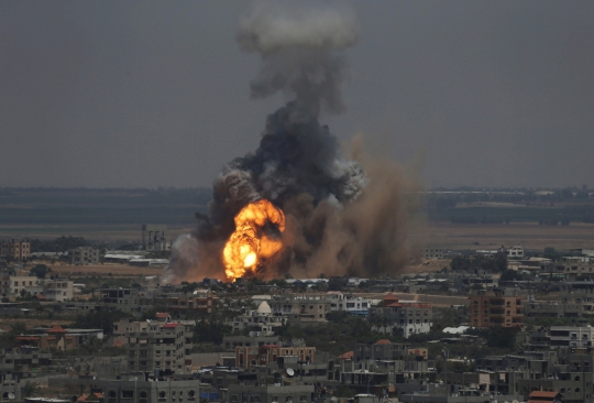 Ini serangan dahsyat Israel yang menggempur Jalur Gaza