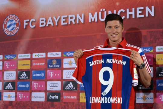 Robert Lewandowski gabung dengan Bayern Munich