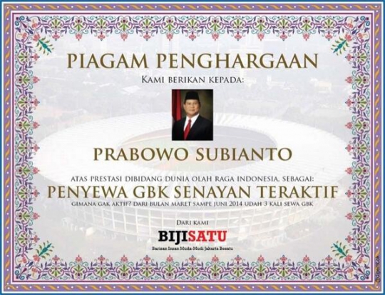 Yang lucu dan menggelitik dari Pemilu dan Piala Dunia 2014