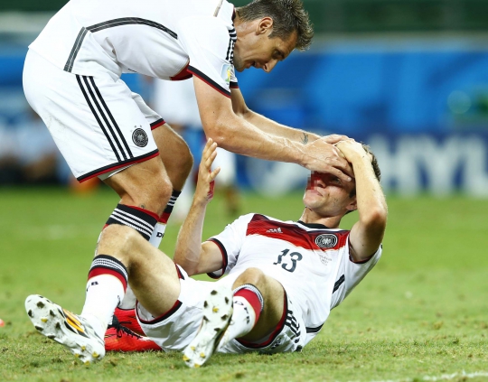 Potret sepak terjang Mueller bersama Jerman di Piala Dunia 2014