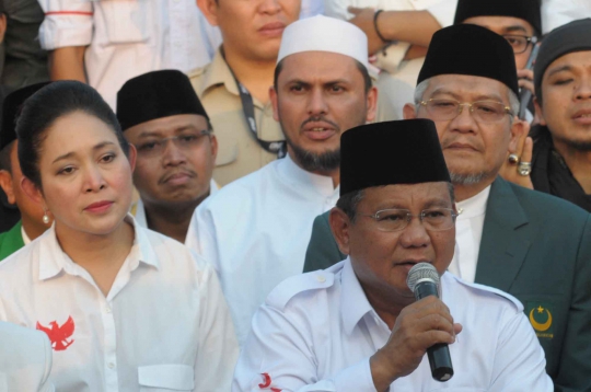 Titiek dampingi Prabowo patenkan koalisi Merah Putih