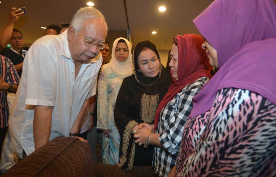 PM Najib Razak temui kerabat korban MH17 di Putrajaya