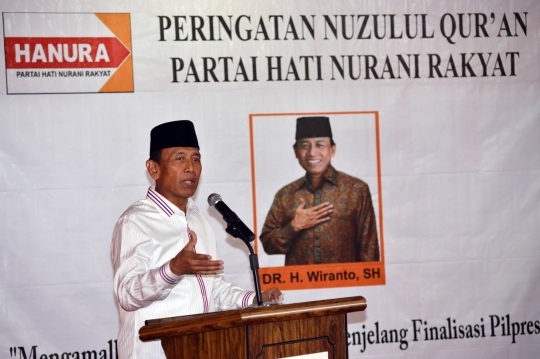 Peringati Nuzulul Quran, Wiranto ajak masyarakat doakan Jokowi