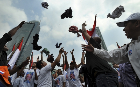 Sambut 22 Juli, dua kubu pendukung capres berdamai