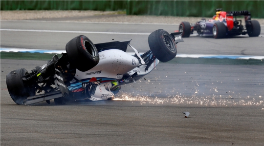 Ini kecelakaan maut Felipe Massa saat Grand Prix F1 Jerman