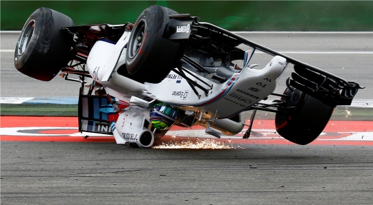 Ini kecelakaan maut Felipe Massa saat Grand Prix F1 Jerman