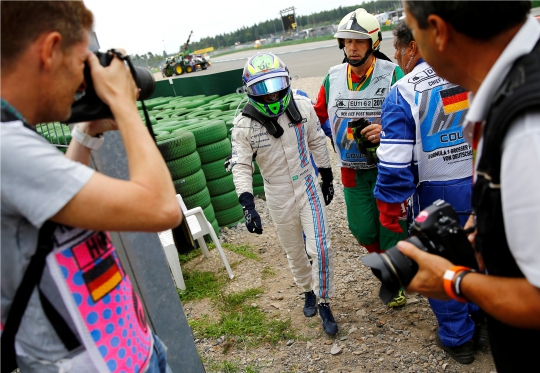 Ini kecelakaan maut Felipe Massa saat Grand Prix F1 Jerman