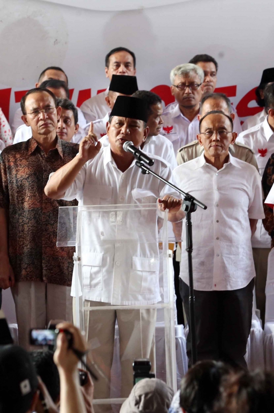 Prabowo tolak hasil Pilpres 2014