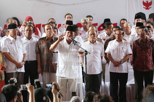 Prabowo tolak hasil Pilpres 2014