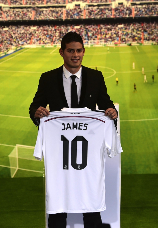 James Rodriguez resmi merapat ke Real Madrid