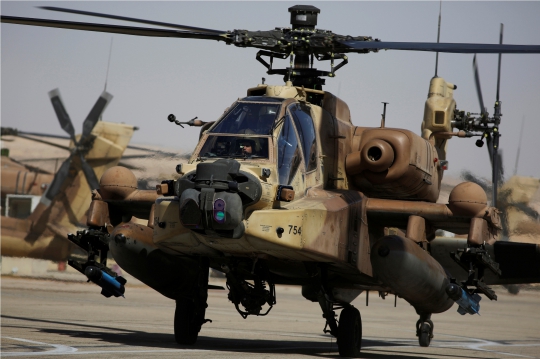 Ini helikopter Apache Israel yang telah tewaskan warga Gaza
