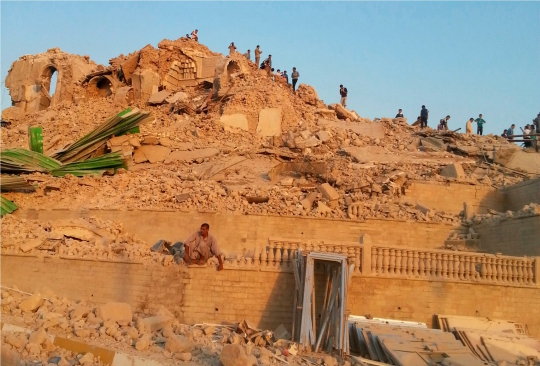 Ini makam Nabi Yunus AS yang hancur dibombardir militan ISIS